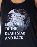Star Wars Women's Love You To The Death Star Racerback Tank and Shorts Loungewear Pajama Set