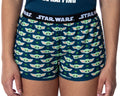Star Wars Women's The Mandalorian Baby Yoda Rather Be Napping Racerback Tank and Shorts Loungewear Pajama Set