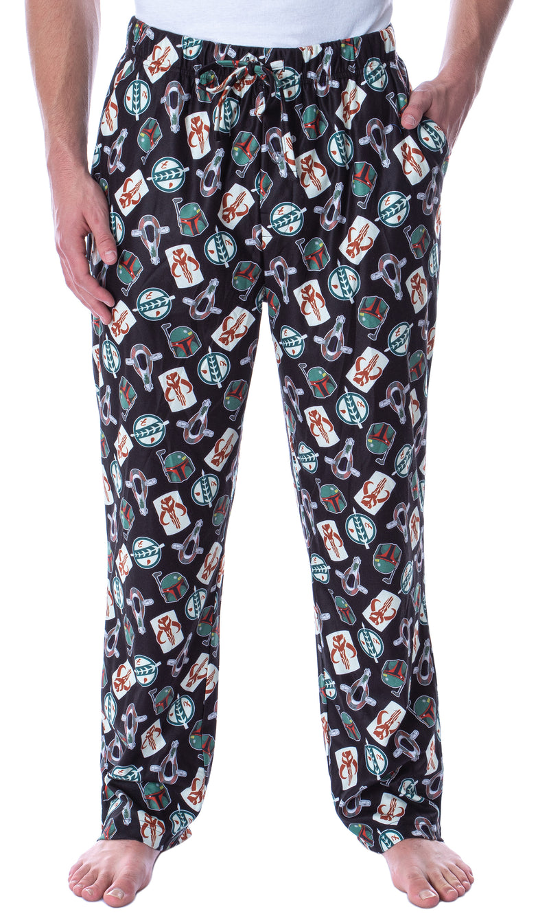 Star Wars Men's Boba Fett Pajama Pants Loungewear Sleep Bottoms Pants