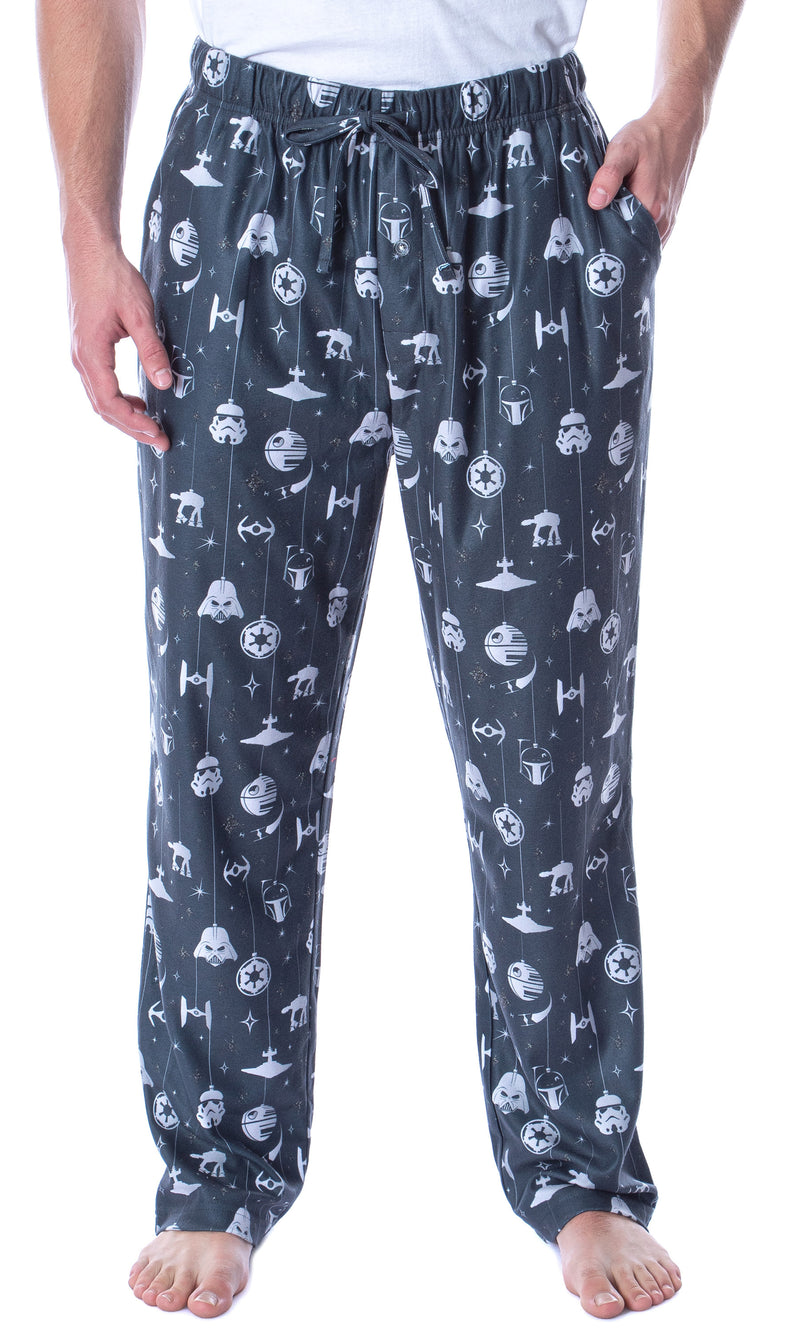 Star Wars Men's Galactic Empire Character Ornaments Lounge Pajama Pants