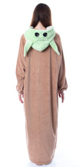 Star Wars The Mandalorian Grogu Costume Adult Wearable Blanket Poncho Robe Men Women
