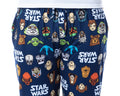 Star Wars Mens' Toon Heads Yoda Luke Skywalker Sleep Pajama Pants
