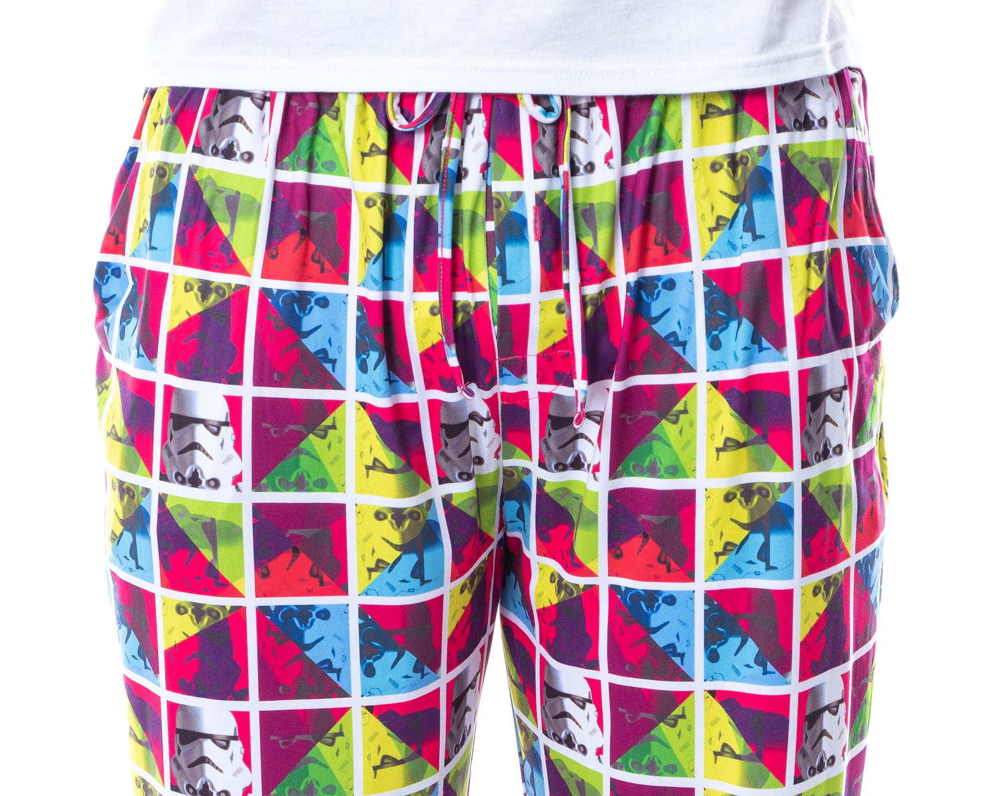 Star Wars Mens' Stormtrooper Color Frames Pop Art Sleep Pajama Pants