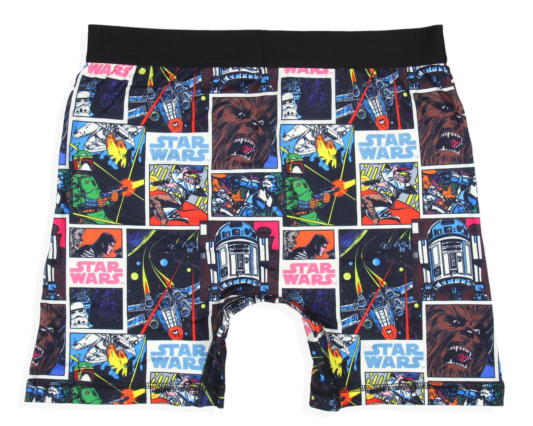 Star Wars Mens' 2 Pack Comic Millennium Falcon Boxers Underwear Boxer –  PJammy