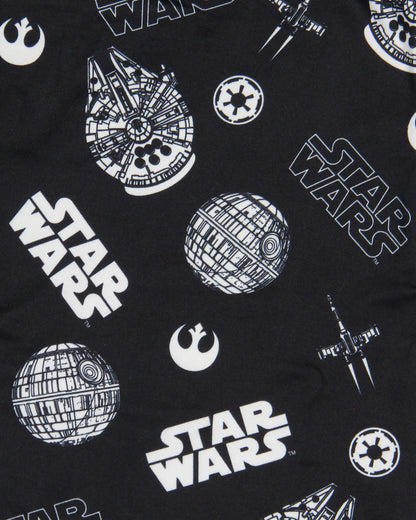 Star Wars Mens' Death Star Millennium Falcon Tag-Free Boxers Underwear Boxer Briefs For Adults