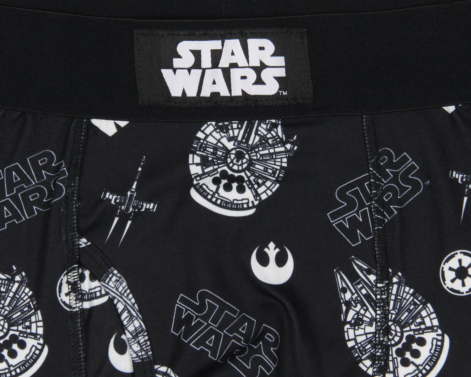 Star Wars Mens' Death Star Millennium Falcon Tag-Free Boxers Underwear  Boxer Briefs For Adults
