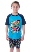 Teen Titans Go! Boys Little Pizza Toppings Pajama Short Set