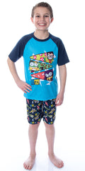 Teen Titans Go! Boys Little Pizza Toppings Pajama Short Set