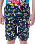 Teen Titans Go! Boys Little Pizza Toppings Pajama Short Set