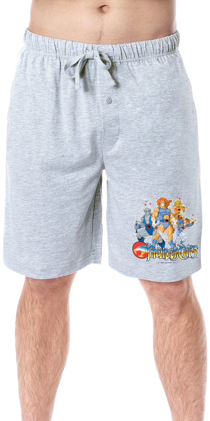 ThunderCats 1985 Mens' Classic TV Show Characters Lion-O Cheetara Tygra Panthro Sleep Pajama Shorts