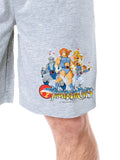 ThunderCats 1985 Mens' Classic TV Show Characters Lion-O Cheetara Tygra Panthro Sleep Pajama Shorts