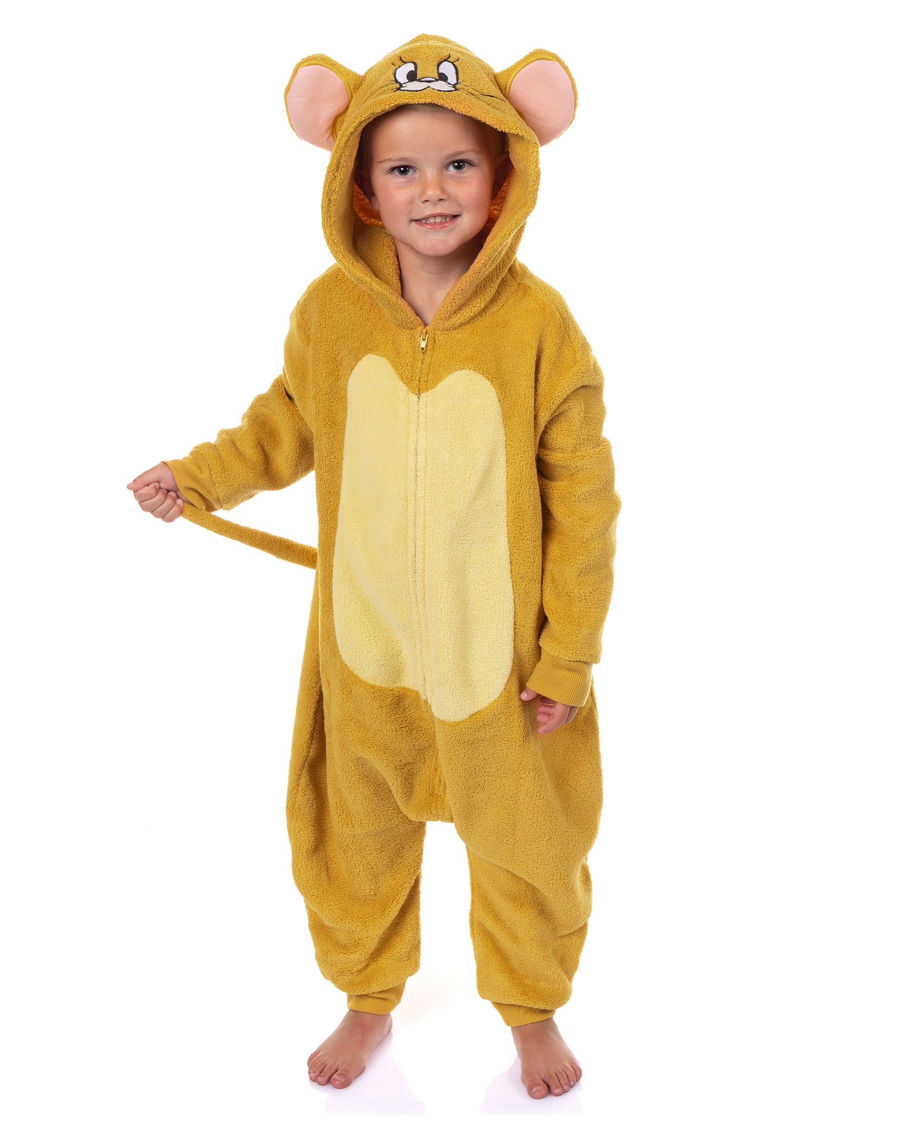Tom and Jerry Union Suit Jerry Toddler Boy's Kigurumi One Piece Pajama (6)