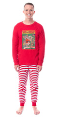 Tom And Jerry Christmas Santa Characters Unisex Child Adult Sleep Tight Fit Family Pajama Set