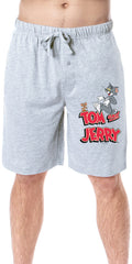 Tom And Jerry Mens' Classic Cartoon Character Logo Sleep Pajama Shorts