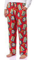 Beavis and Butt-Head Men's Christmas Sleep Tossed Print Pajama Pants For Adults