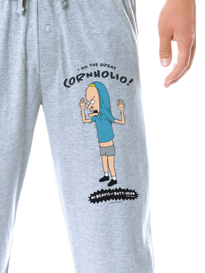 MTV Mens' Beavis and Butt-Head Cornholio Character Sleep Pajama Pants