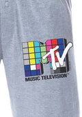 MTV Mens' Music Television Classic Vintage '80s Logo Sleep Pajama Pants