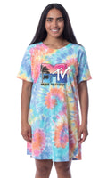 MTV Womens' Music Television Beach Classic '80s Nightgown Pajama Shirt