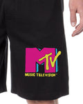 MTV Mens' Music Television Logo Icon Sleep Lounge Pajama Shorts