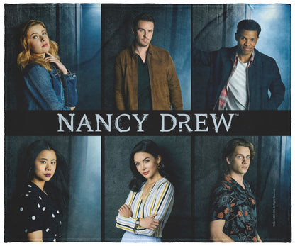 Nancy Drew Character Panel Silk Touch Plush Fleece Throw Blanket Wall Scroll
