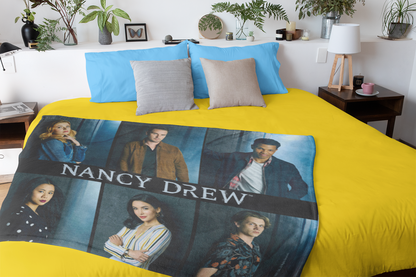 Nancy Drew Character Panel Silk Touch Plush Fleece Throw Blanket Wall Scroll