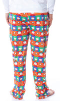 South Park Mens' Square Print Stan Kyle Cartman Kenny Sleep Pajama Pants