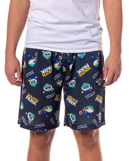 South Park Pajamas Men's Eric Cartman Respect My Authority PJ Shorts