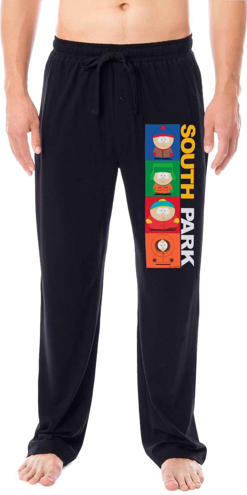 South Park Men's TV Show Square Cartman Kenny Kyle Stan Sleep Pajama Pants