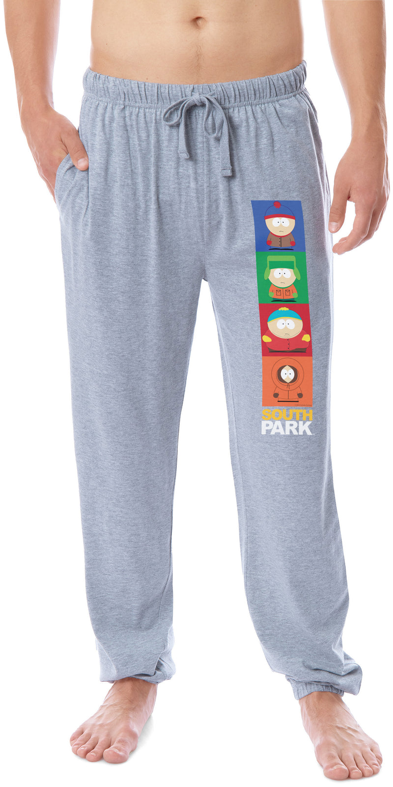 South Park TV Show Mens' Stan Kyle Cartman Kenny Sleep Jogger Pajama Pants For Adults
