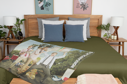 Workaholics Beer Time Silk Touch Plush Fleece Throw Blanket Wall Scroll
