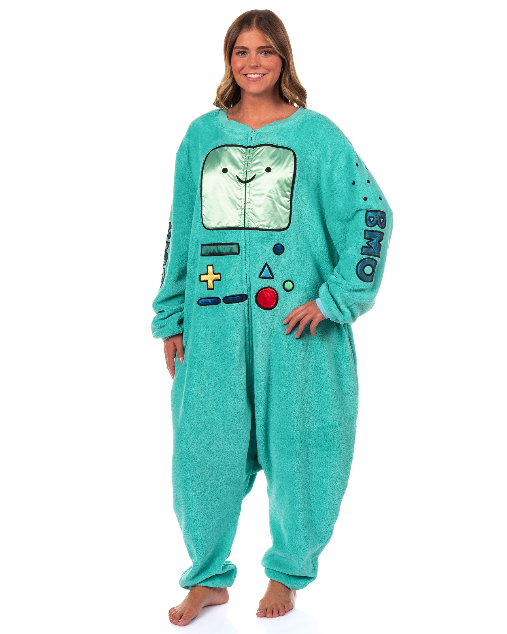 Adventure Time BMO Kigurumi Union Suit Men's Costume Pajama (XXS/XS)