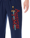 Adventure Time Men's TV Show Series Logo Sleep Pajama Pants