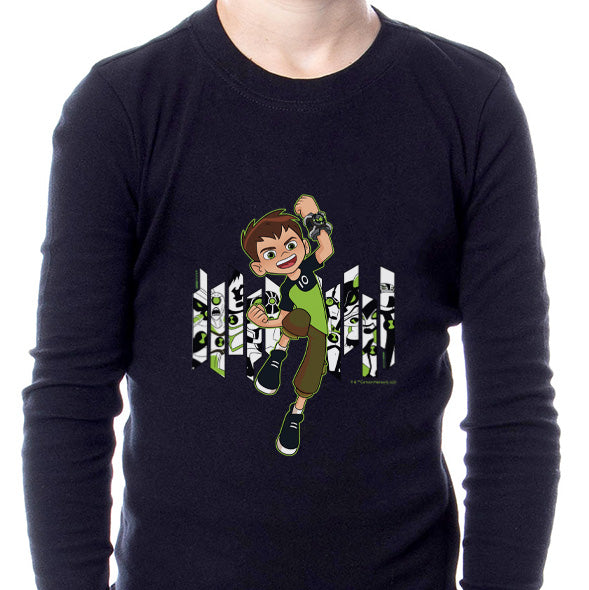 Ben 10 Boys Cartoon TV Series Omnitrix Characters Aliens Sleep 2 Piece Long Sleeve Pajama Set