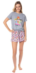 The Powerpuff Girls Womens' TV Series Show Characters Sleep Pajama Set Shorts