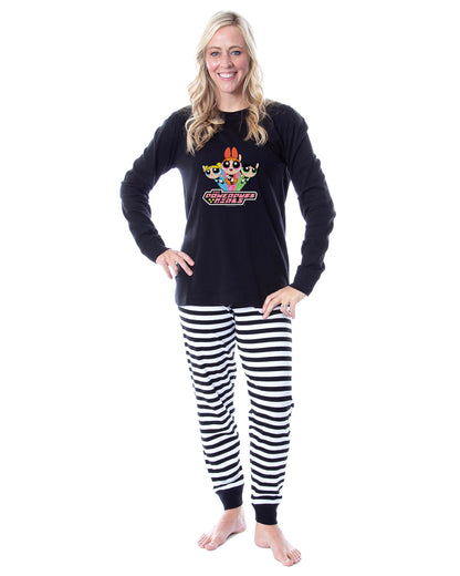 The Powerpuff Girl's Pajamas Women's Tight-Fit Sleep Pajama Set