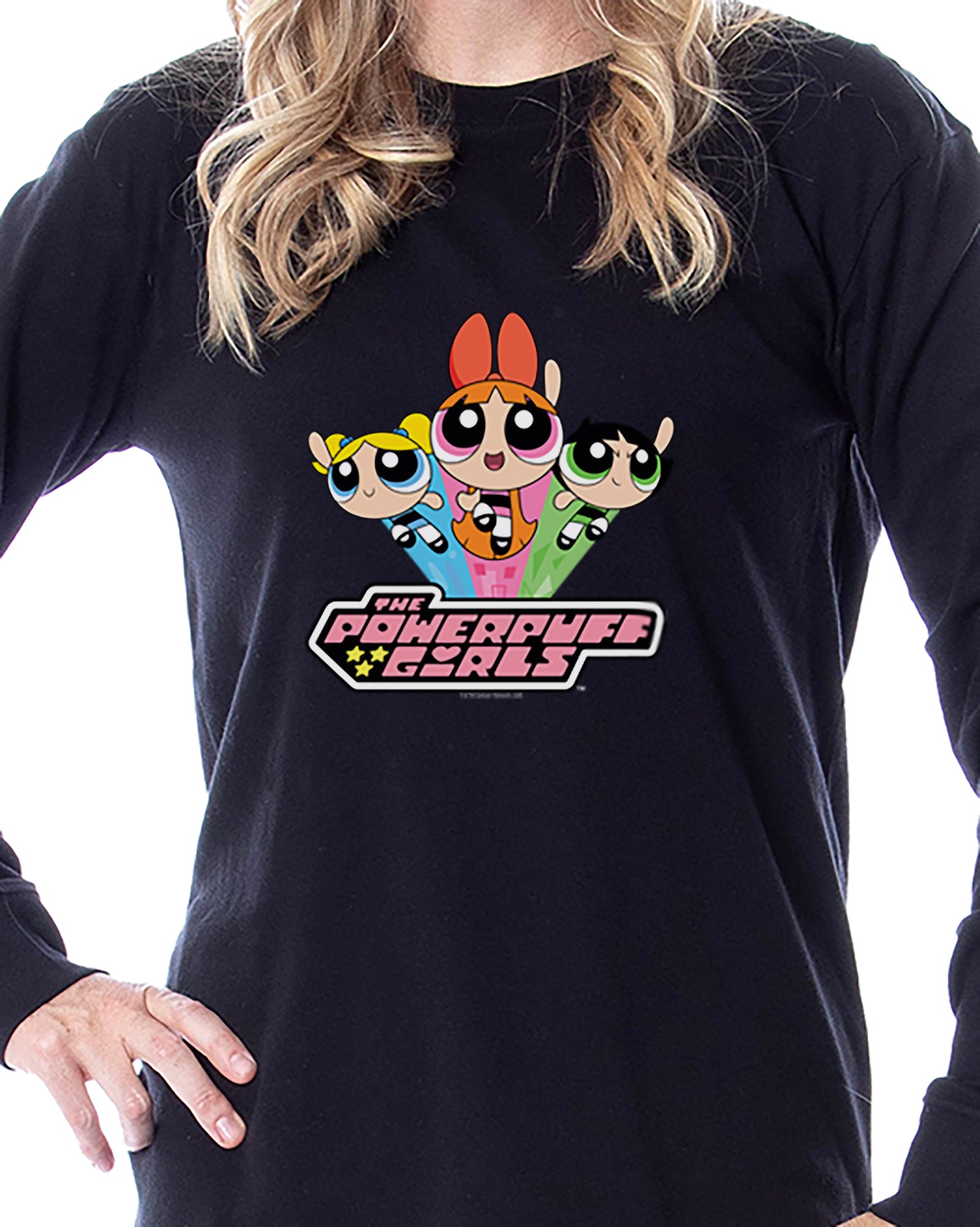 The Powerpuff Girl's Pajamas Women's Tight-Fit Sleep Pajama Set