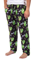 Rick and Morty Mens' TV Show Series Portal Tossed Print Sleep Pajama Pants