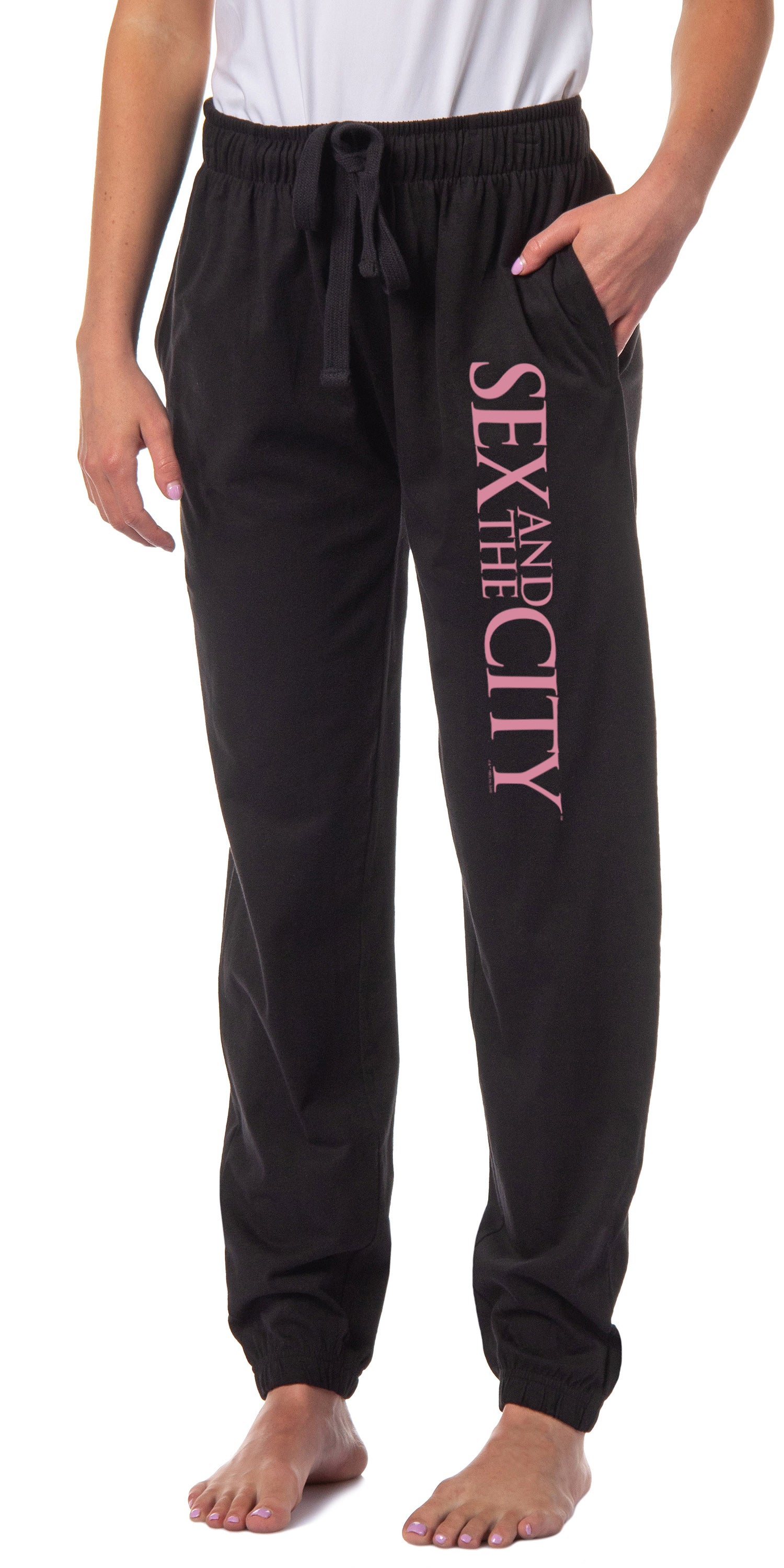 Sex and the City: Television Series Women's Logo Sleep Jogger Pajama Pants
