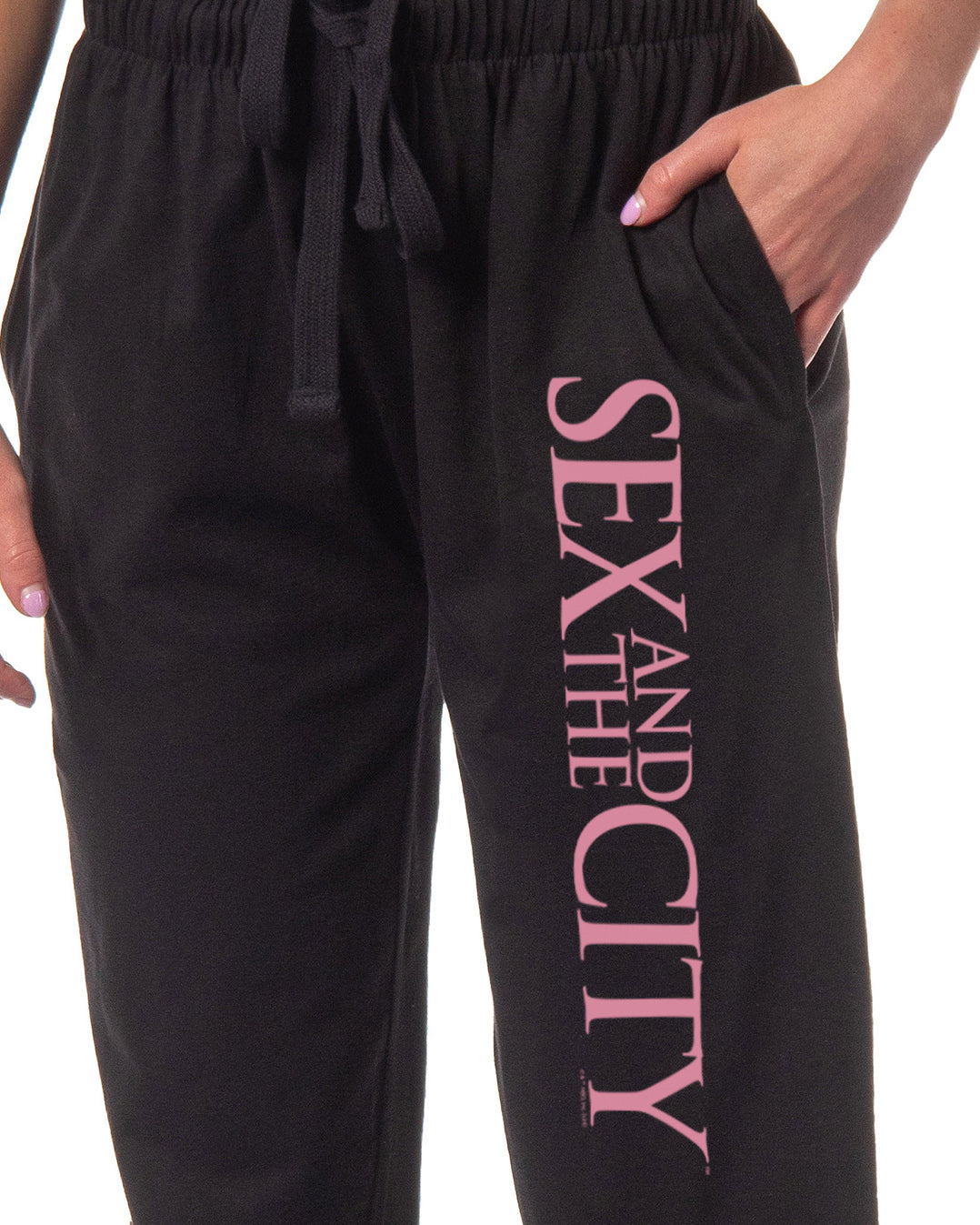 Sex and the City: Television Series Women's Logo Sleep Jogger Pajama Pants