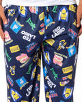 Ted Lasso Mens' TV Series Show Symbols Icons Believe Sleep Pajama Pants