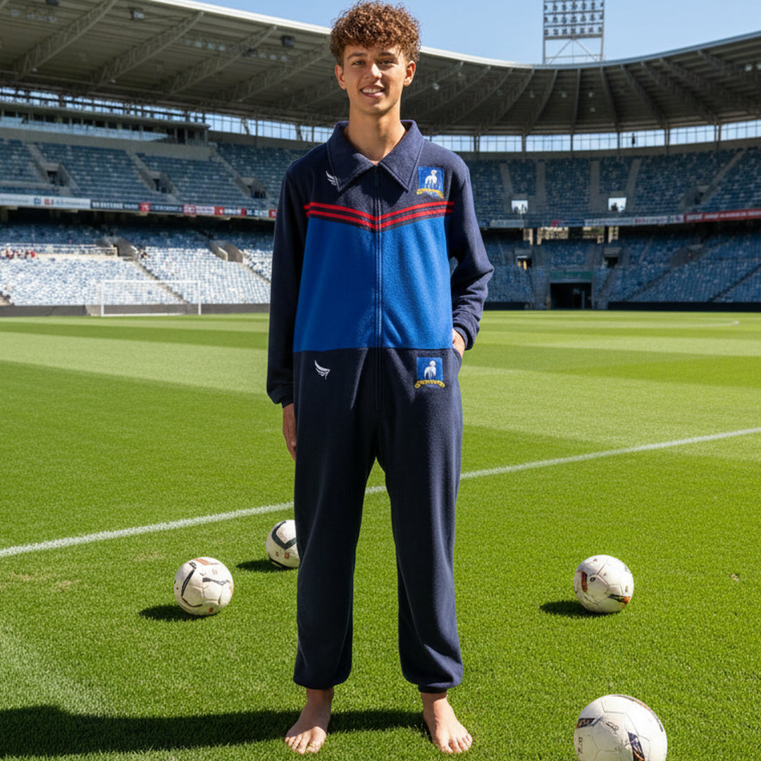 Ted Lasso Union Suit Mens' AFC Richmond Costume Track Suit 1PC Pajama