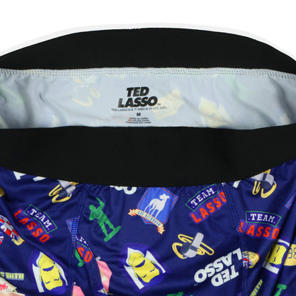 Ted Lasso Boxer Briefs Men's Allover Print AFC Richmond Tight Fit Underwear