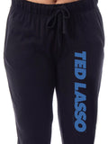 Ted Lasso Womens' TV Series Show Title Logo Sleep Jogger Pajama Pants