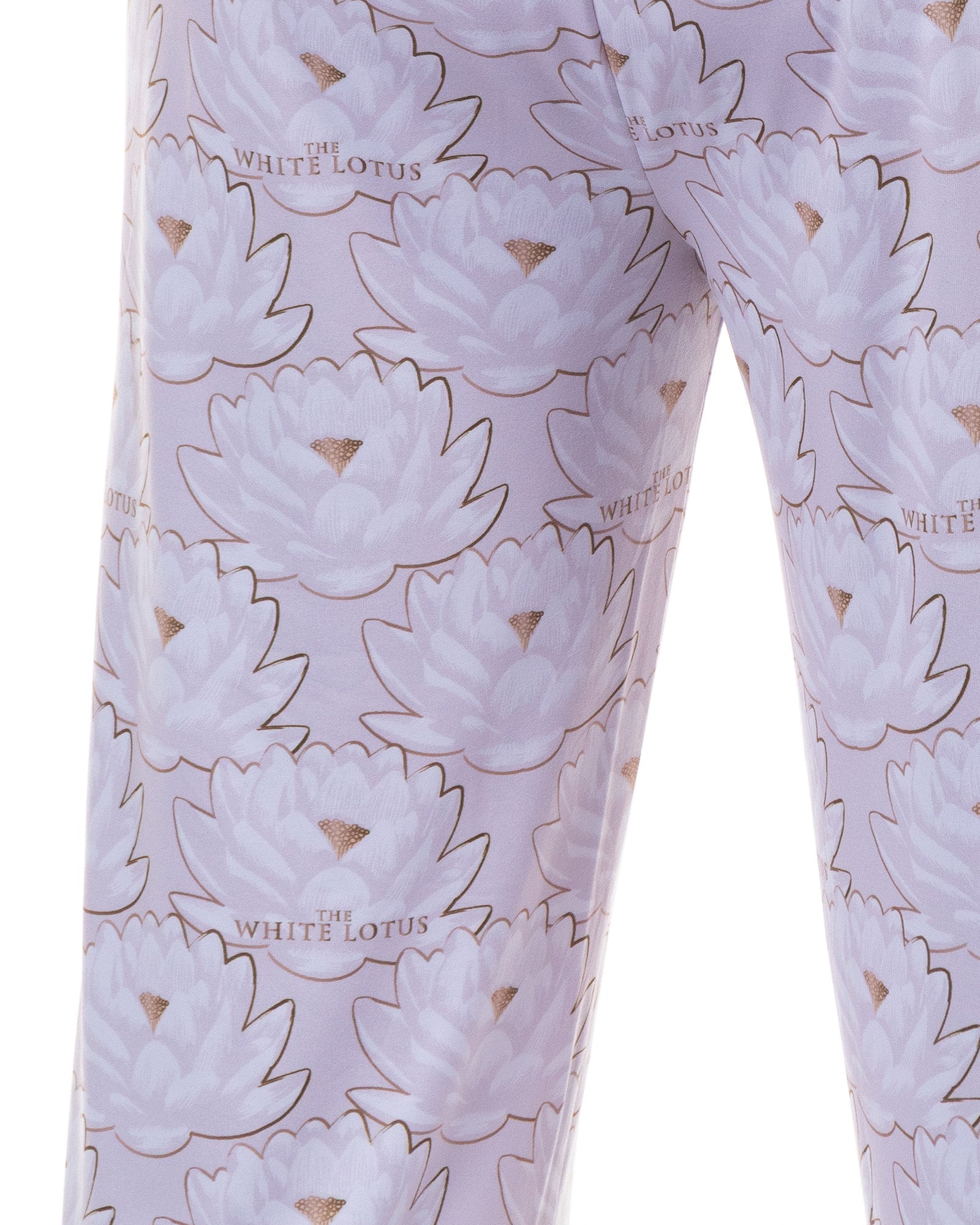 The White Lotus Pajamas Women's Allover Flower Design Lounge Sleep Pant