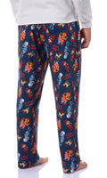 The Year Without a Santa Claus Men's Snow Heat Miser Tossed Print Sleep Pajama Pants For Adults (Small)