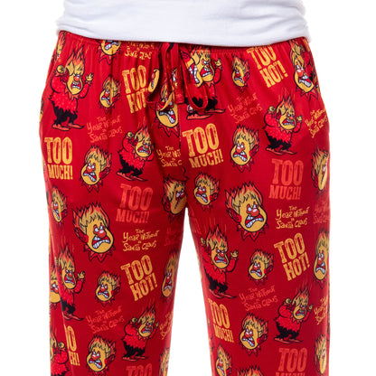 The Year Without A Santa Claus Heat Miser Pajama Pants Loungewear Bottoms