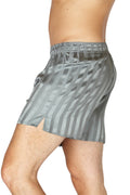 INTIMO Mens Silk Tripe Jacquard Boxer