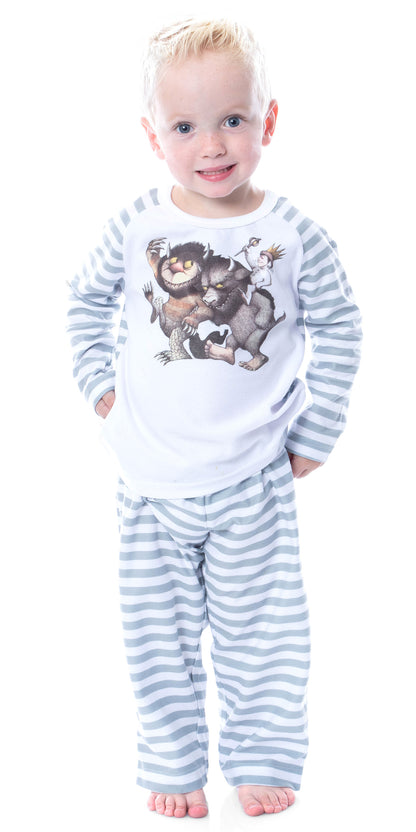 Where The Wild Things Are Little Boys' Rumpus Start Striped Pajama Sleep Set