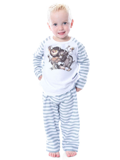 Where The Wild Things Are Little Boys' Rumpus Start Striped Pajama Sleep Set