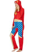 DC Comics Wonder Woman Ready One Piece Costume Pajama Union Suit